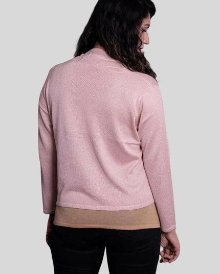 Luxurious Cashmere Short Cardigan - The Pink Sweater from Kanchancashmere