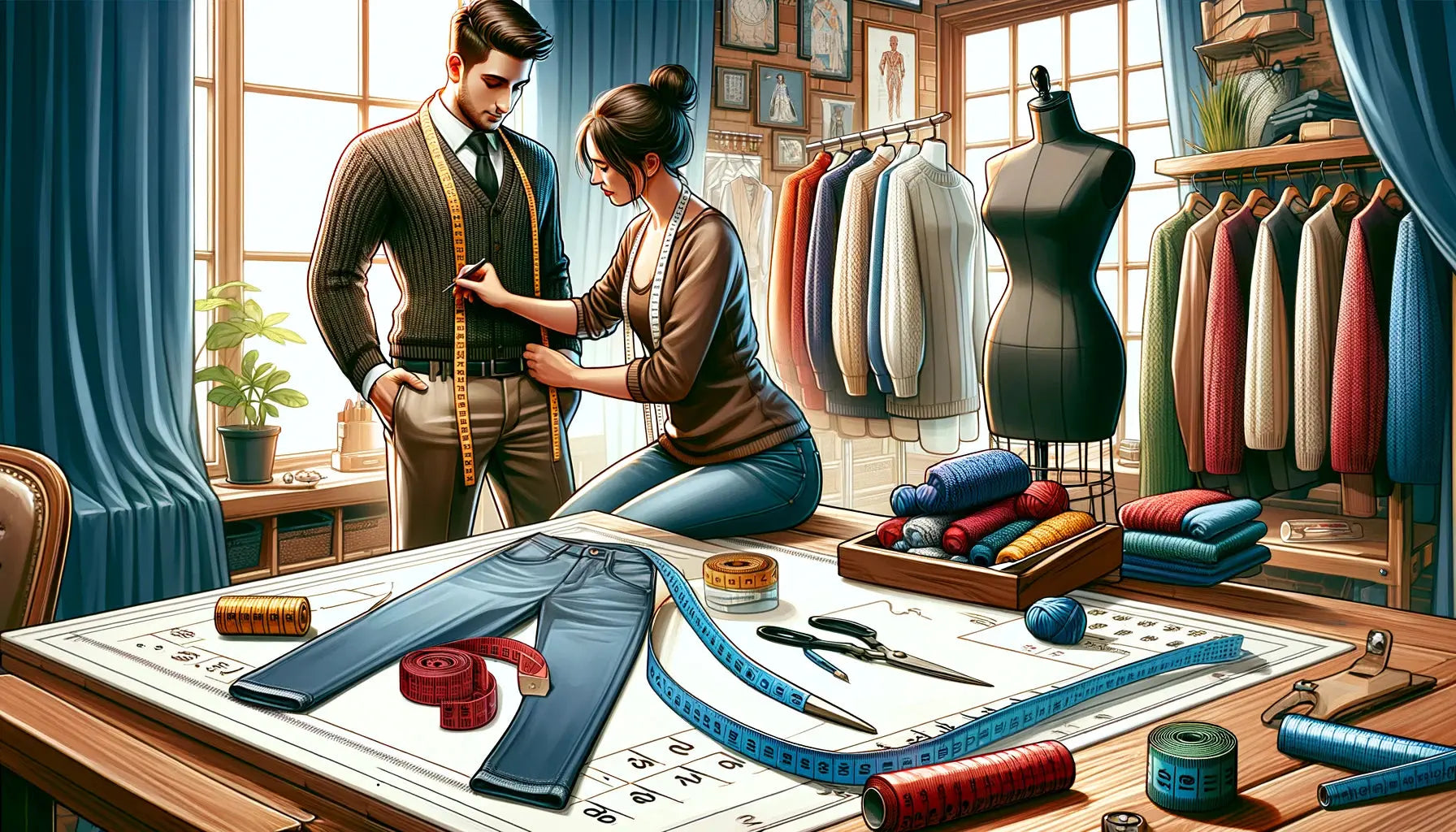 Custom-Made-Knitwear-Understanding-Size-and-Fit-for-a-Personalized-Wardrobe KANCHAN CASHMERE