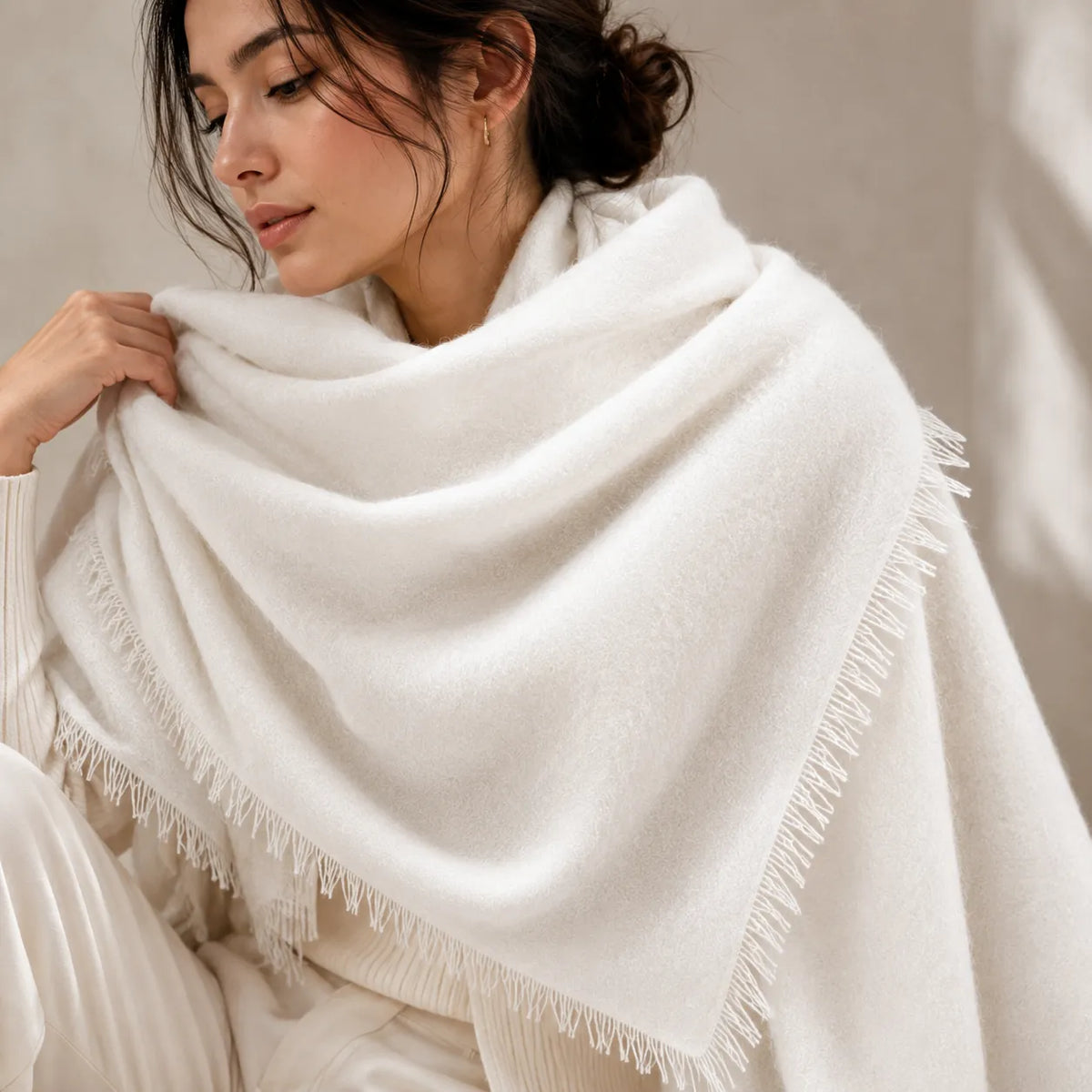 Felted cashmere Scarf