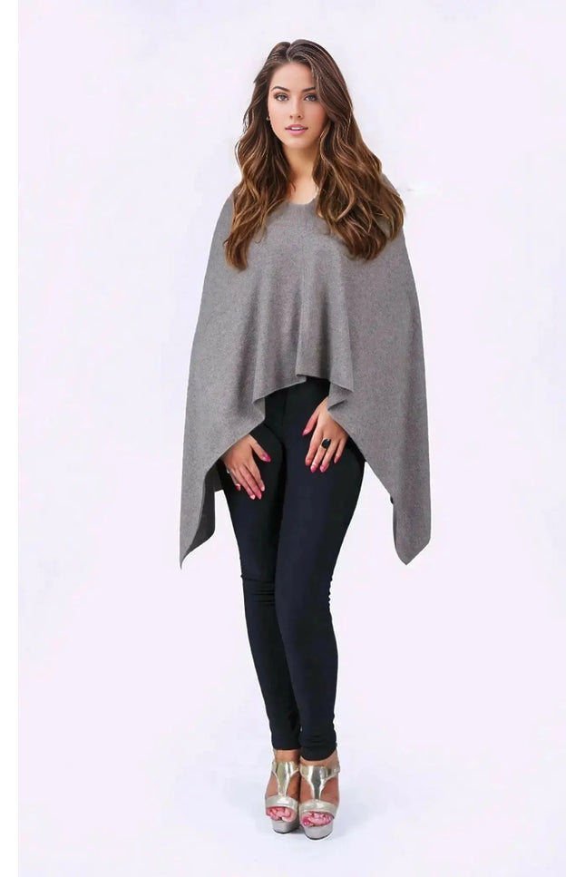 KCI 121 cashmere poncho from Kanchan Cashmere