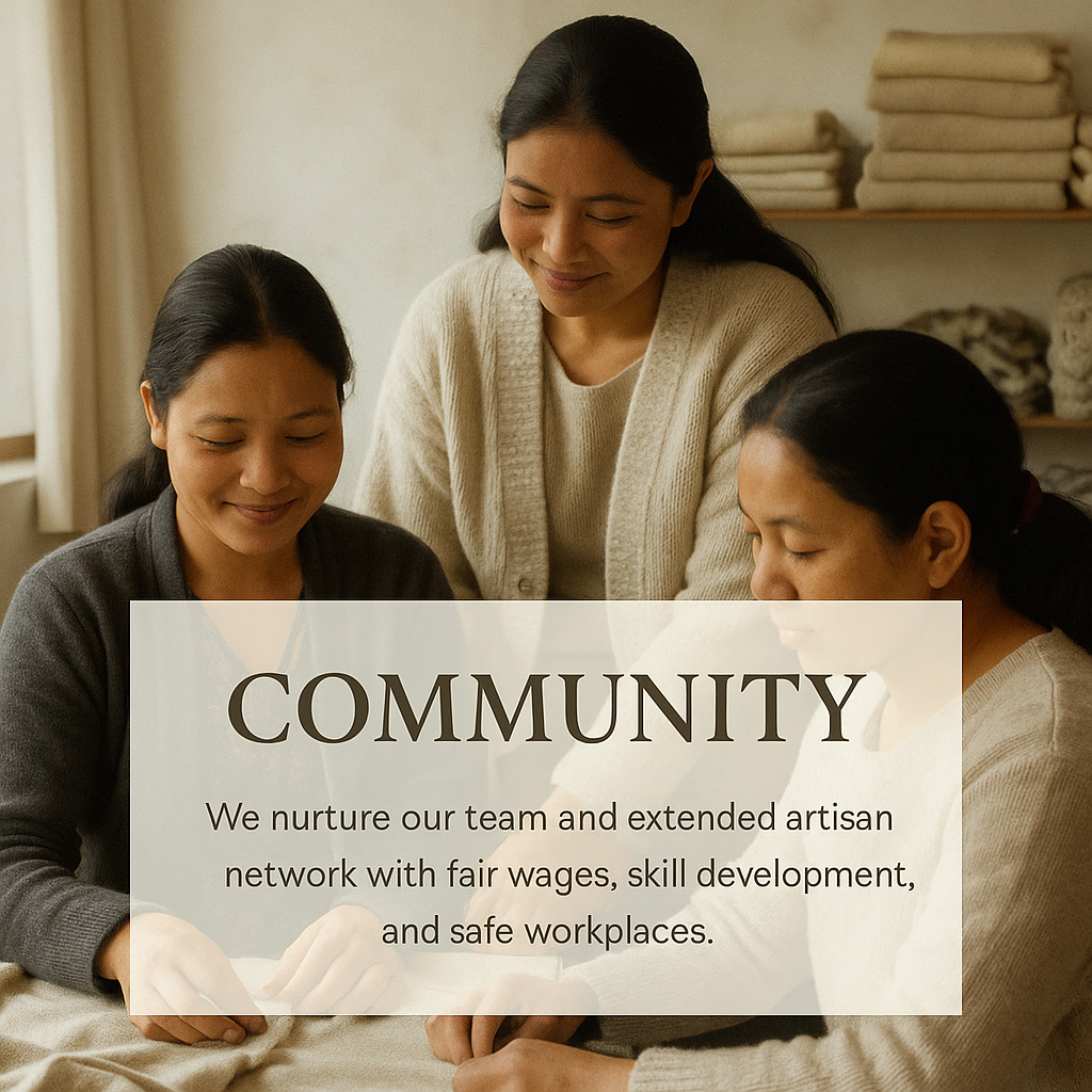 Kanchan Cashmere responsible production in Nepal