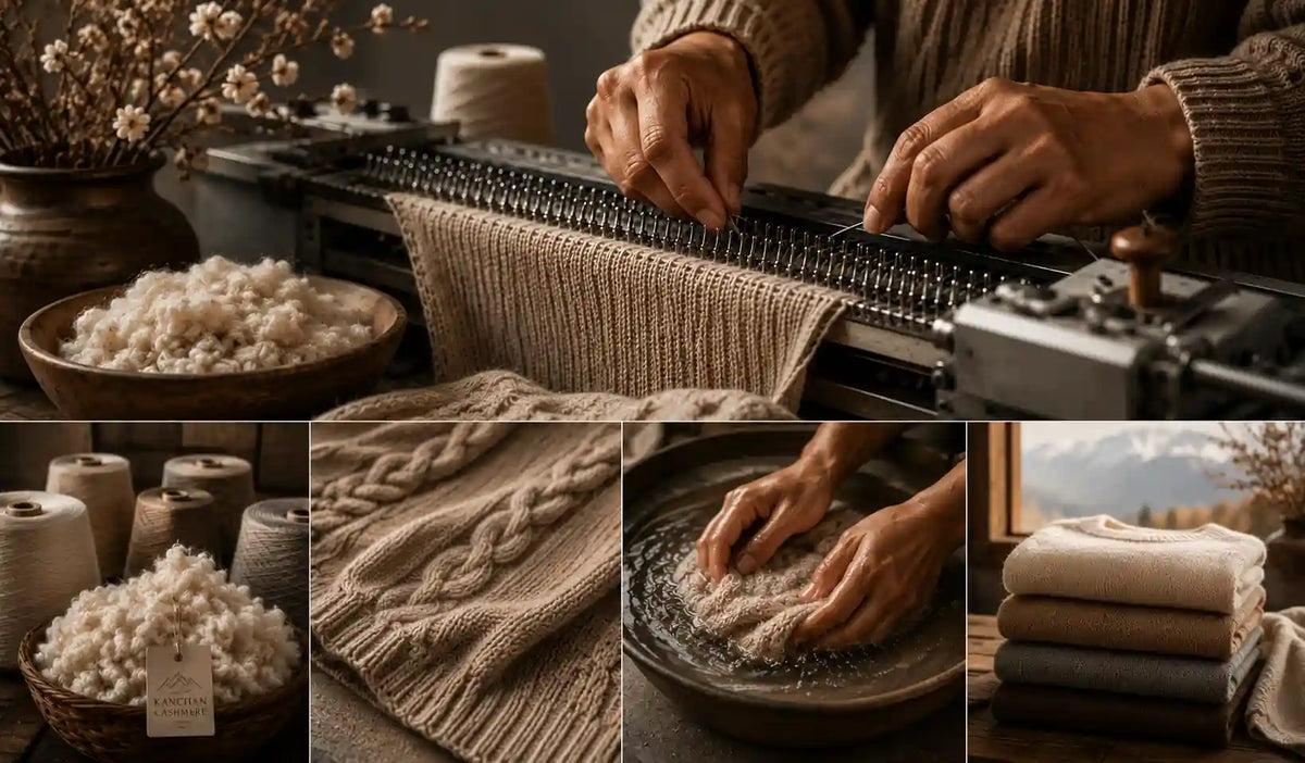 Kanchan Cashmere craftsmanship and finishing