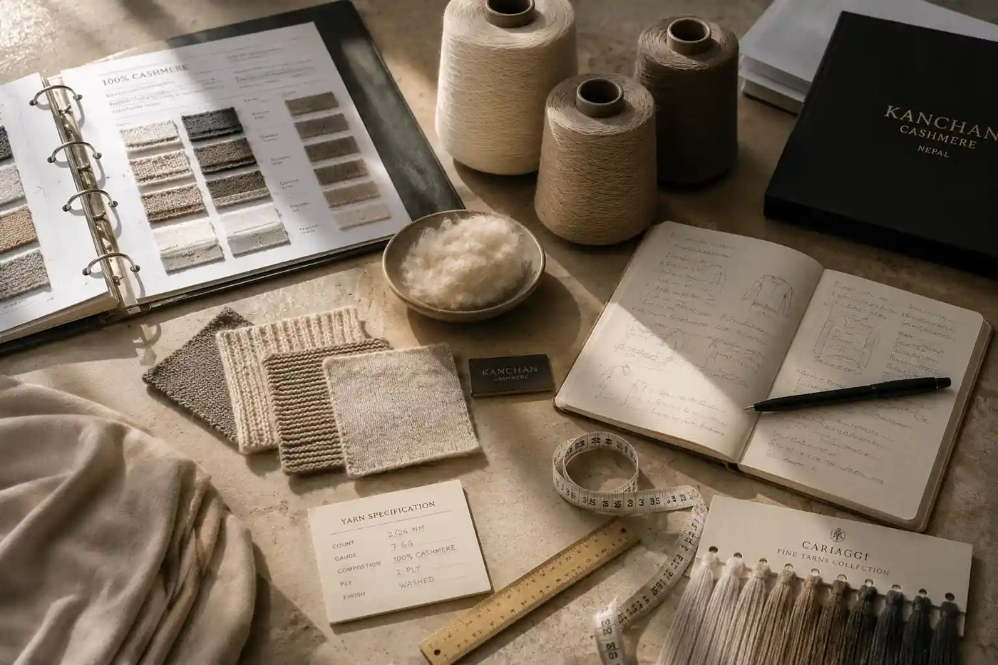 Kanchan Cashmere Handwerkskunst und Wissen