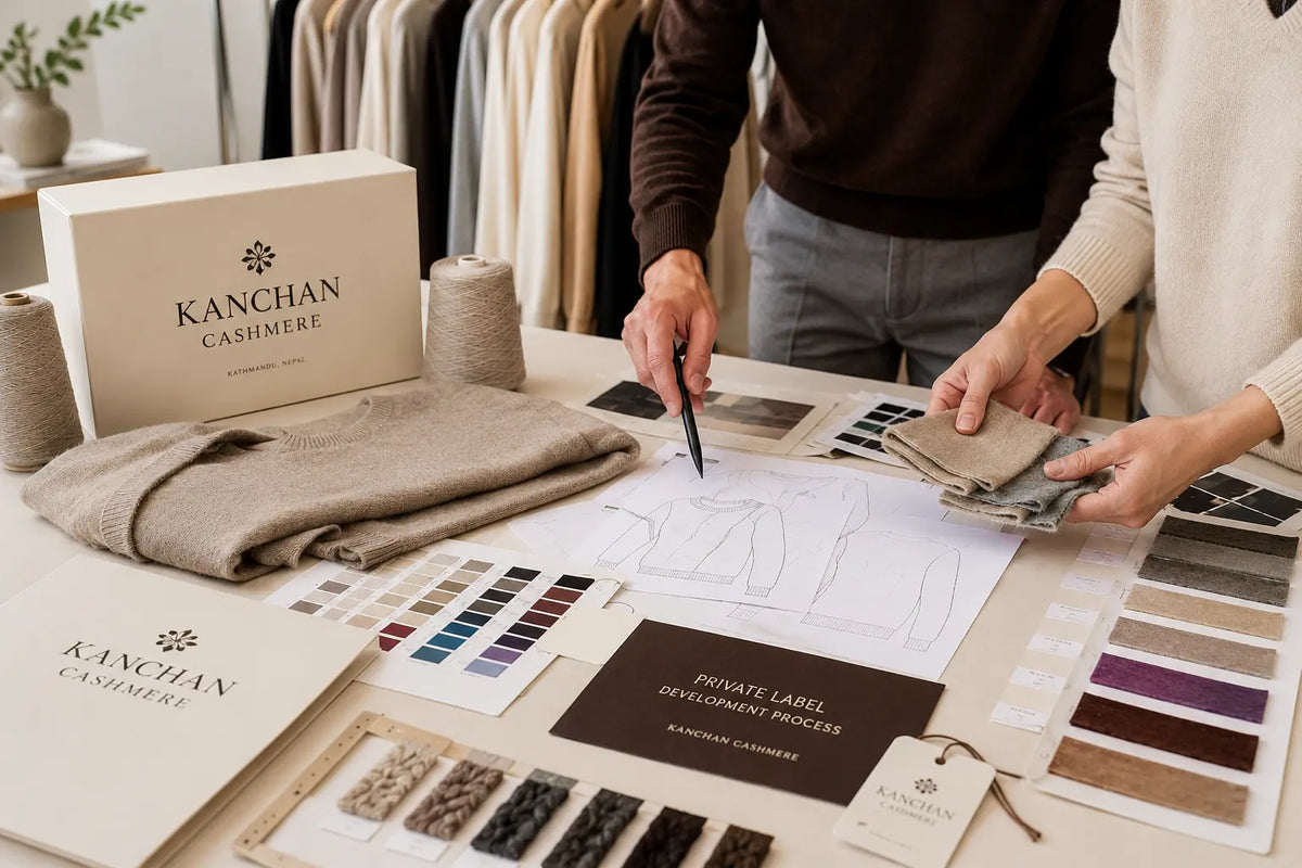 Custom private label cashmere development