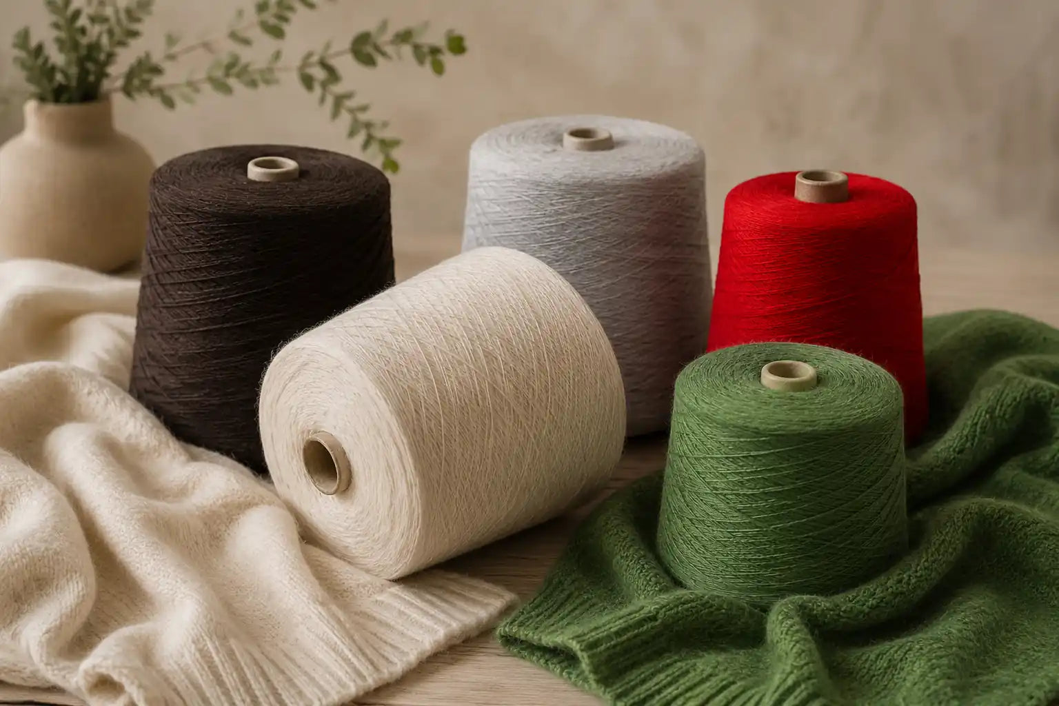 Premium cashmere yarn and material quality standards