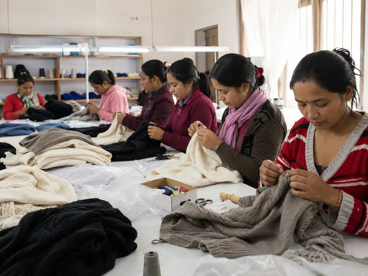 Kanchan Cashmere craftsmanship and finishing
