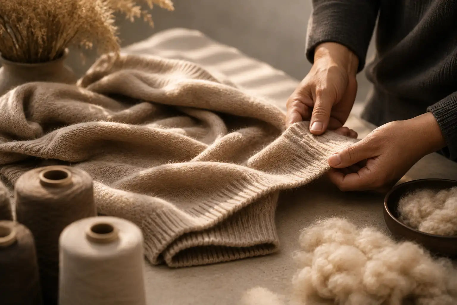 Luxury cashmere craftsmanship in Kathmandu, Nepal