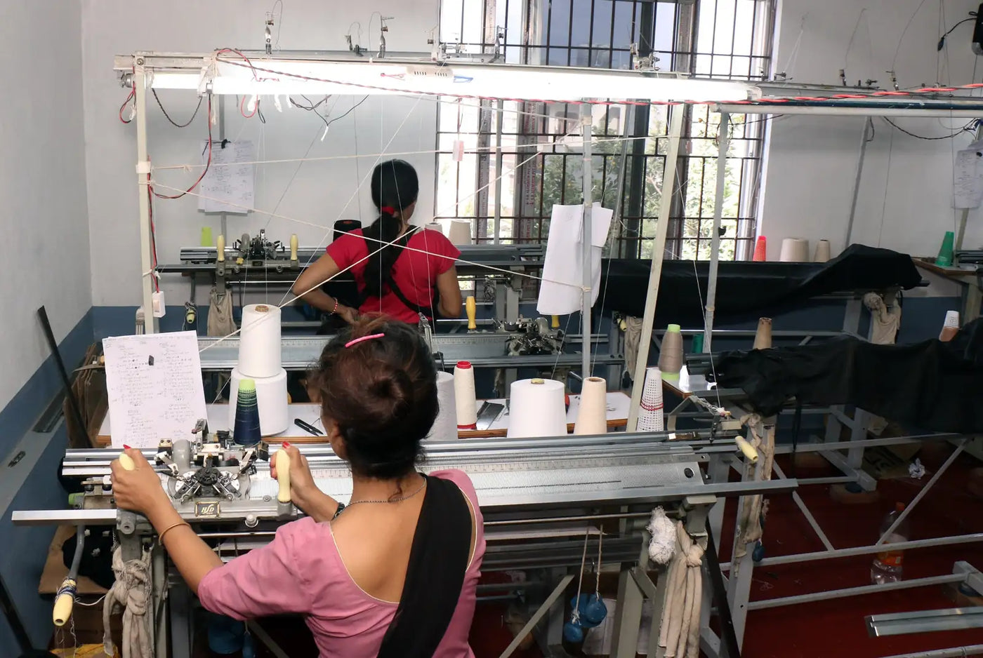 Where material becomes garment.