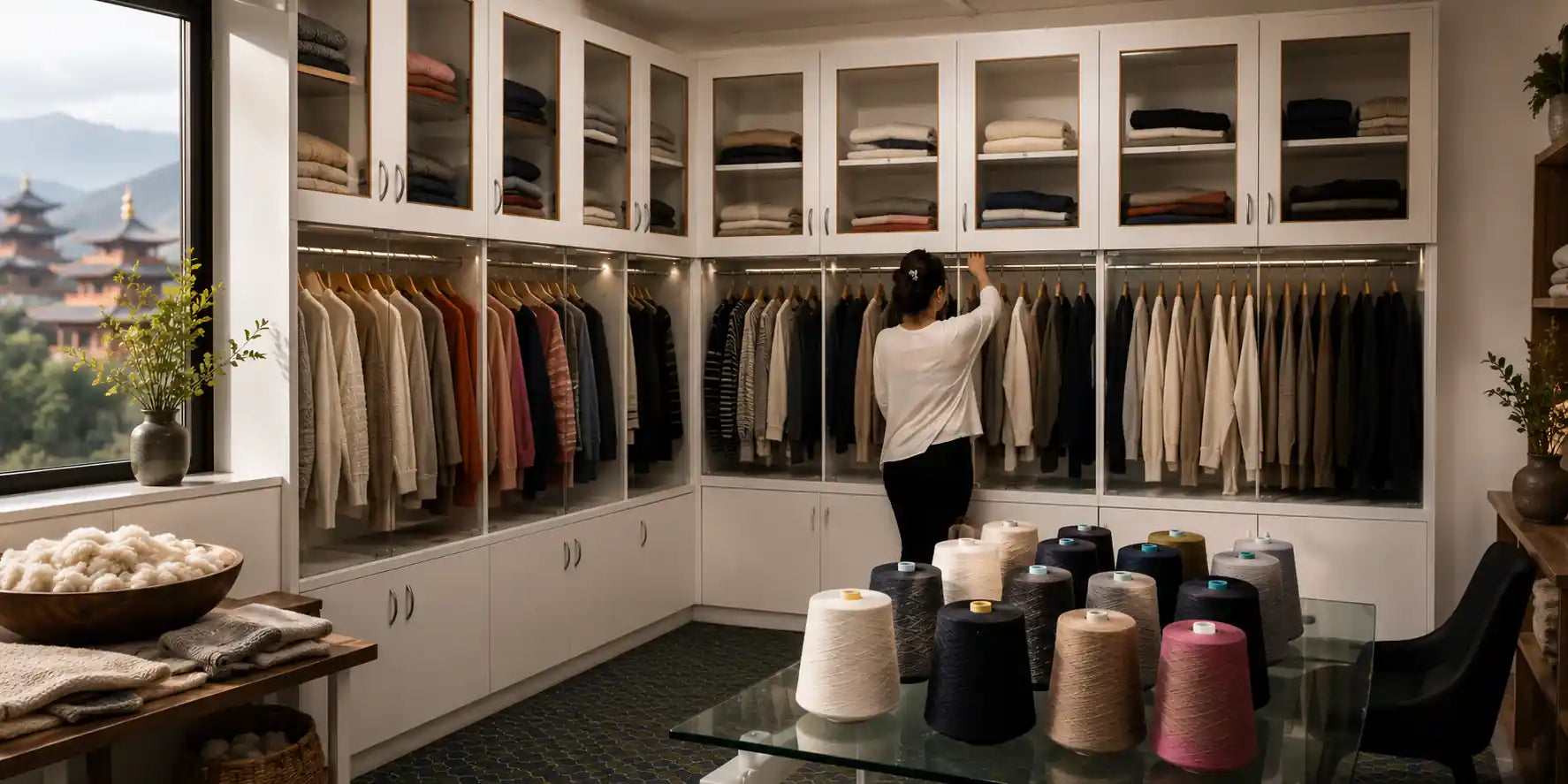 Kanchan Cashmere atelier in Kathmandu