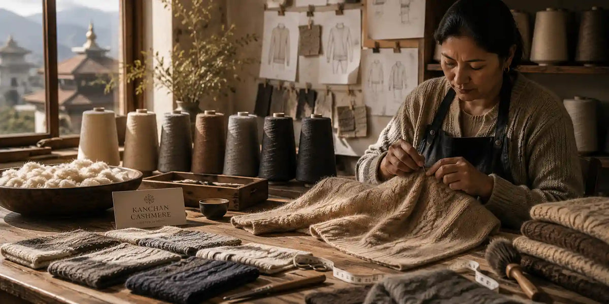 Kanchan Cashmere craft and finishing