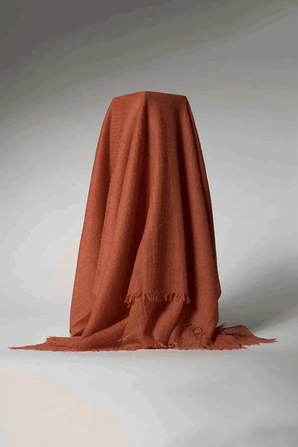 Cashmere Throw | KCI 150 on white background, incredibly soft red blanket
