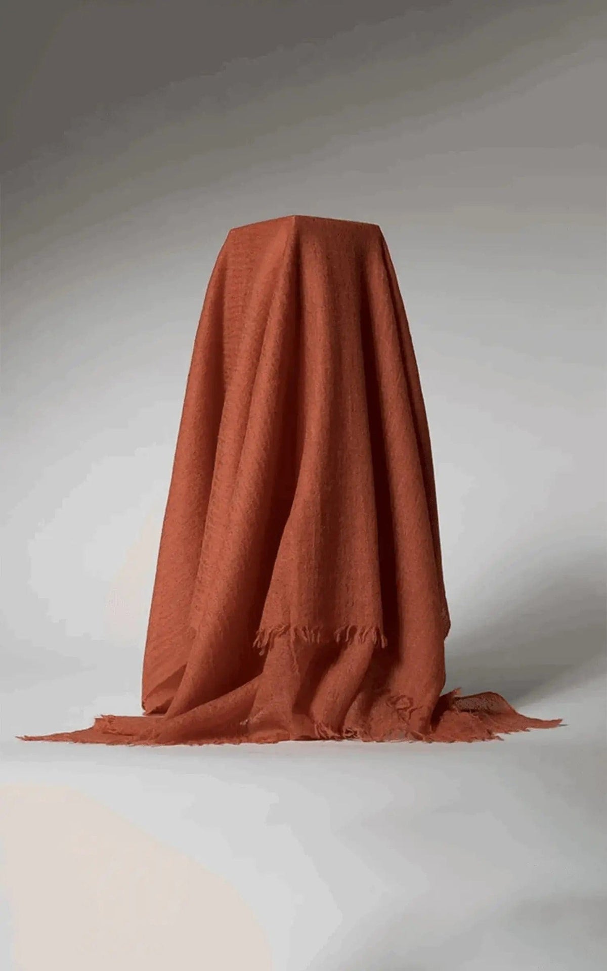 Cashmere Throw | KCI 150 on white background, incredibly soft red blanket