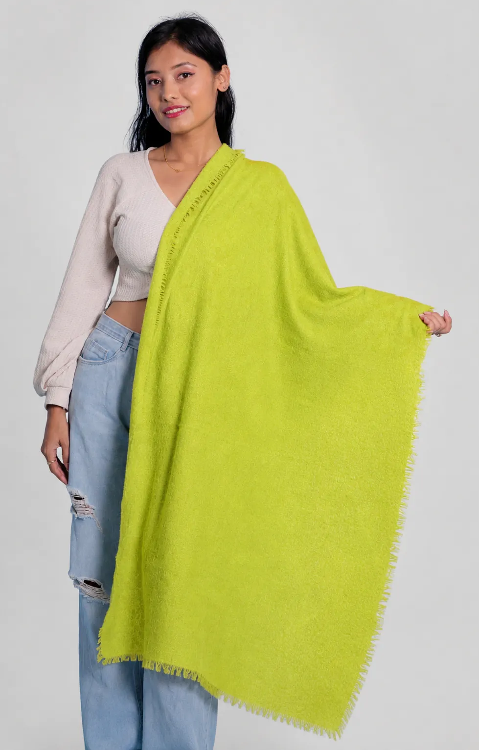 Felted Cashmere Scarves for Private Label Collections by Kanchan Cashmere