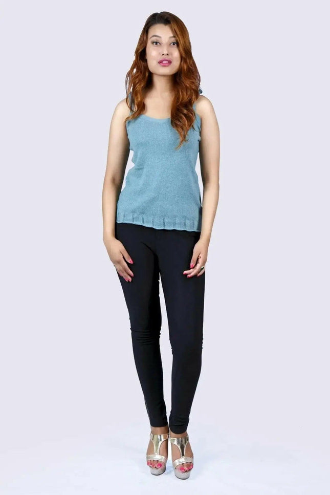 Italian cashmere top and black pants - KCI 219