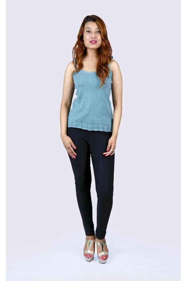 Italian cashmere top and black pants - KCI 219