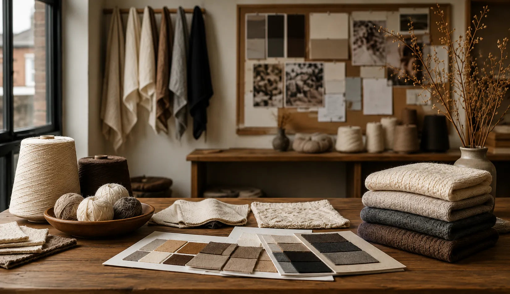 Kaschmirgarne und Strickwaren aus dem Kanchan Cashmere Atelier in Kathmandu