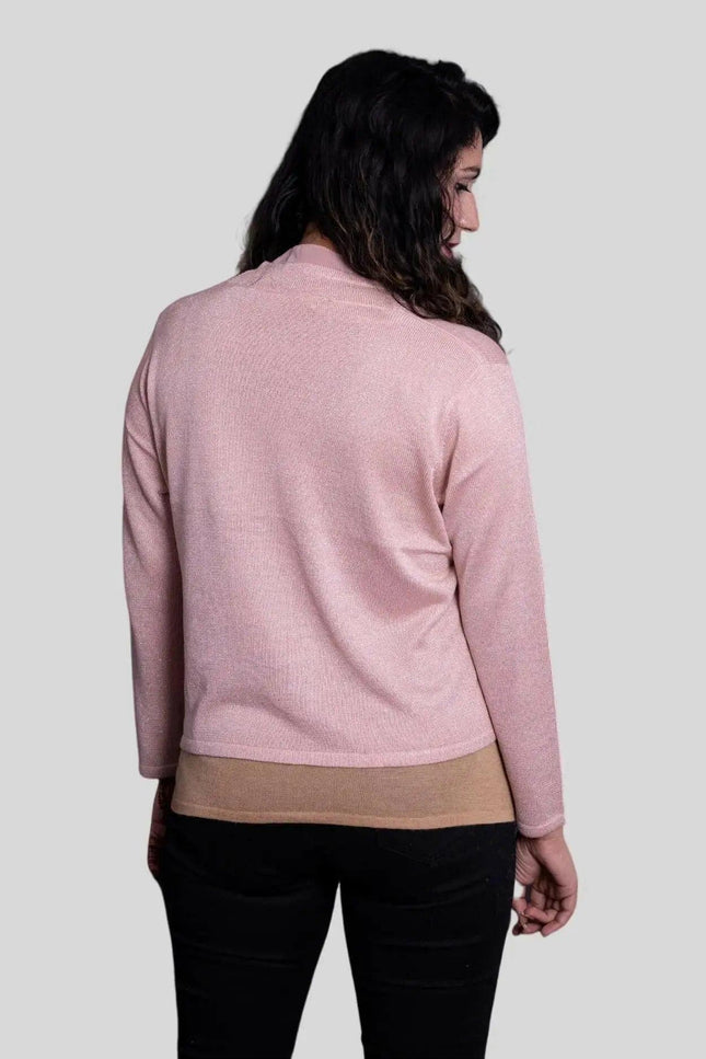 Luxurious Cashmere Short Cardigan - The Pink Sweater from Kanchancashmere