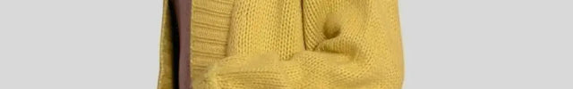 Luxurious Italian Cashmere Cardigan in Yellow - Women’s Open Cashmere Sweater
