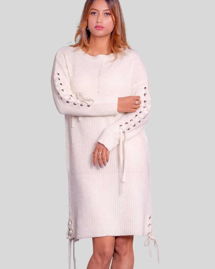Luxurious Italian Cashmere Long Dress for Women
