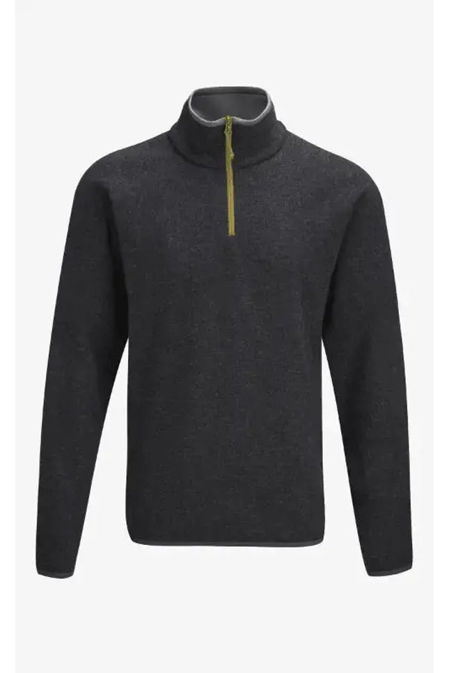 Men’s charcoal half zip sweater by KCI 110