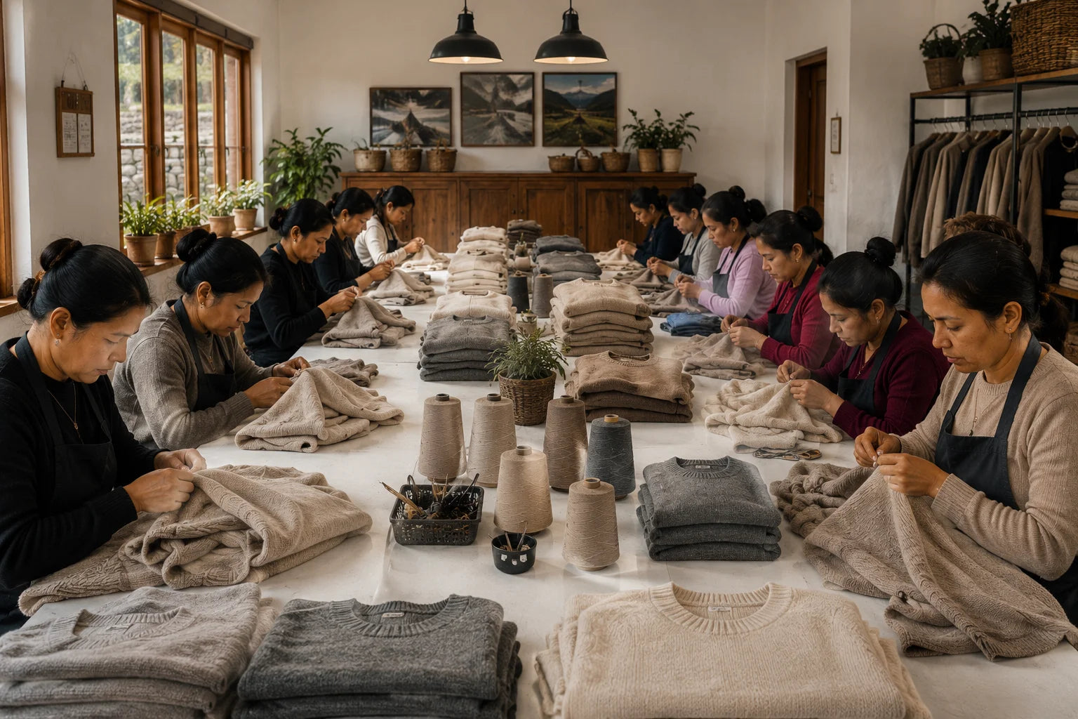 Responsible cashmere philosophy at Kanchan Cashmere